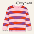 Gallery viewerに画像を読み込む, <Wynken> TRIPLE STRIPE LONG SLEEVE TEE - VIOLET / SUNGLOW WITH CANDY　
