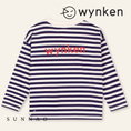 Load image into Gallery viewer, <Wynken> WYNKEN LONG SLEEVE POCKET TEE - NIGHT NAVY / ECRU
