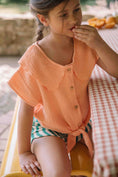 Gallery viewerに画像を読み込む, 【予約／送料無料】<STUDIO BOHEME PARIS> BLOUSE COCO - PEACH（12M-6Y）
