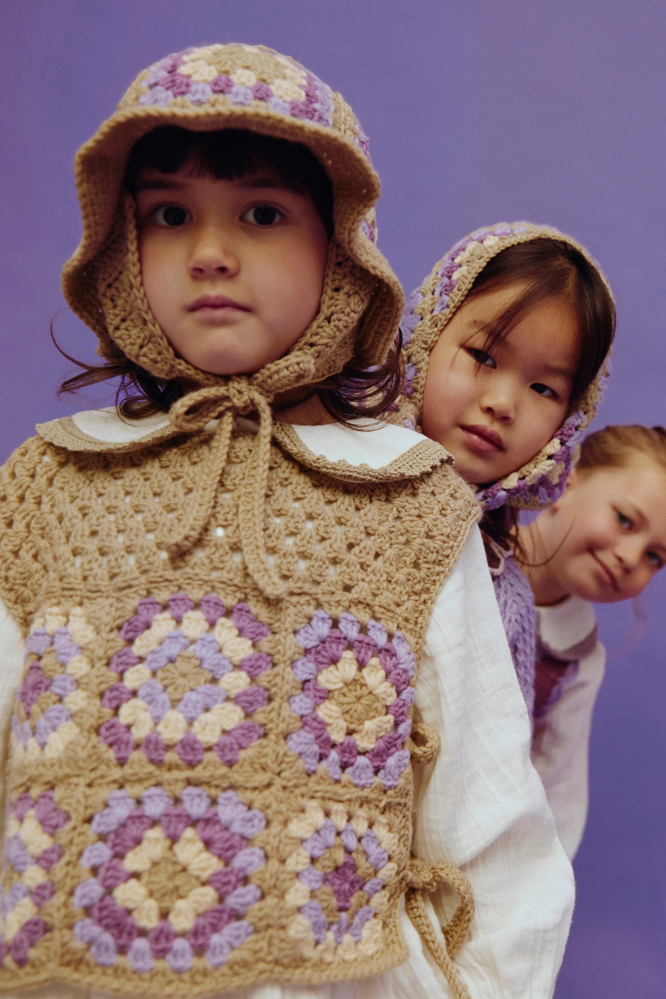 Woolen Vest ROWAN - GSQ Beige (1-6Y)