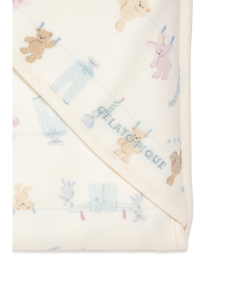 <gelato pique> Washing animal towel blanket  - OFF WHITE