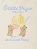 Load image into Gallery viewer, <gelato pique> BABY ice cream bear T - CREAM
