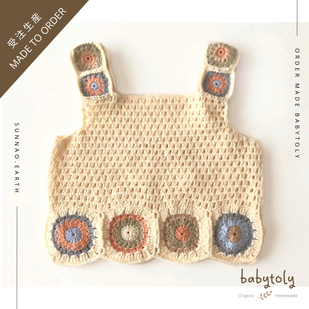 【予約／オーダー会】<Babytoly> ALICE CROCHET TOP（1-9Y）-Babytoly-SUNNAO