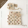 Load image into Gallery viewer, 【予約／オーダー会】<Babytoly> RAINBOW BLOSSOM POPCORN BONNET（0M-4Y）-Babytoly-SUNNAO
