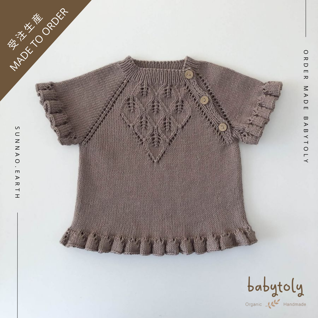 【予約／オーダー会】<Babytoly> Confetti - RUFFLE BLOUSE（6M-6Y）★-Babytoly-SUNNAO