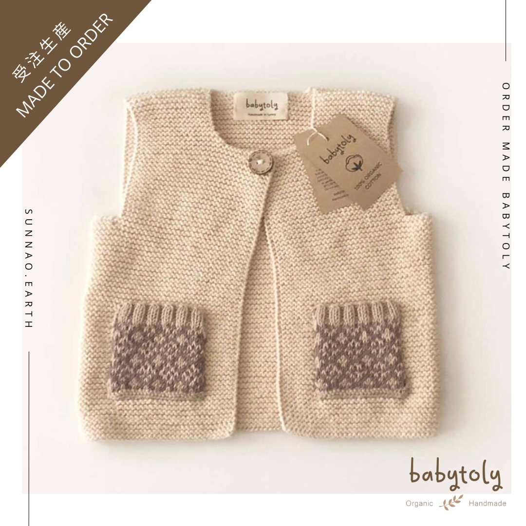【予約／オーダー会】<Babytoly> FOLK VEST（0M-6Y）-Babytoly-SUNNAO