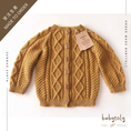 将图像加载到画廊查看器中, 【予約／オーダー会】<Babytoly> Confetti - CABLE CARDIGAN（6M-6Y）★-Babytoly-SUNNAO
