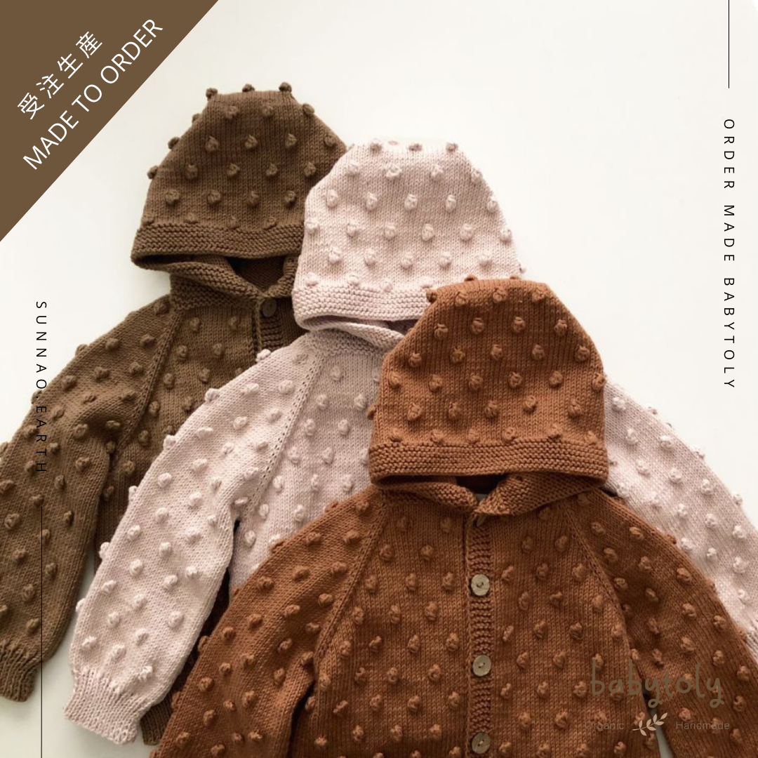 【予約／オーダー会】<Babytoly> POPCORN HOODIE JACKET（0M-8Y）-Babytoly-SUNNAO