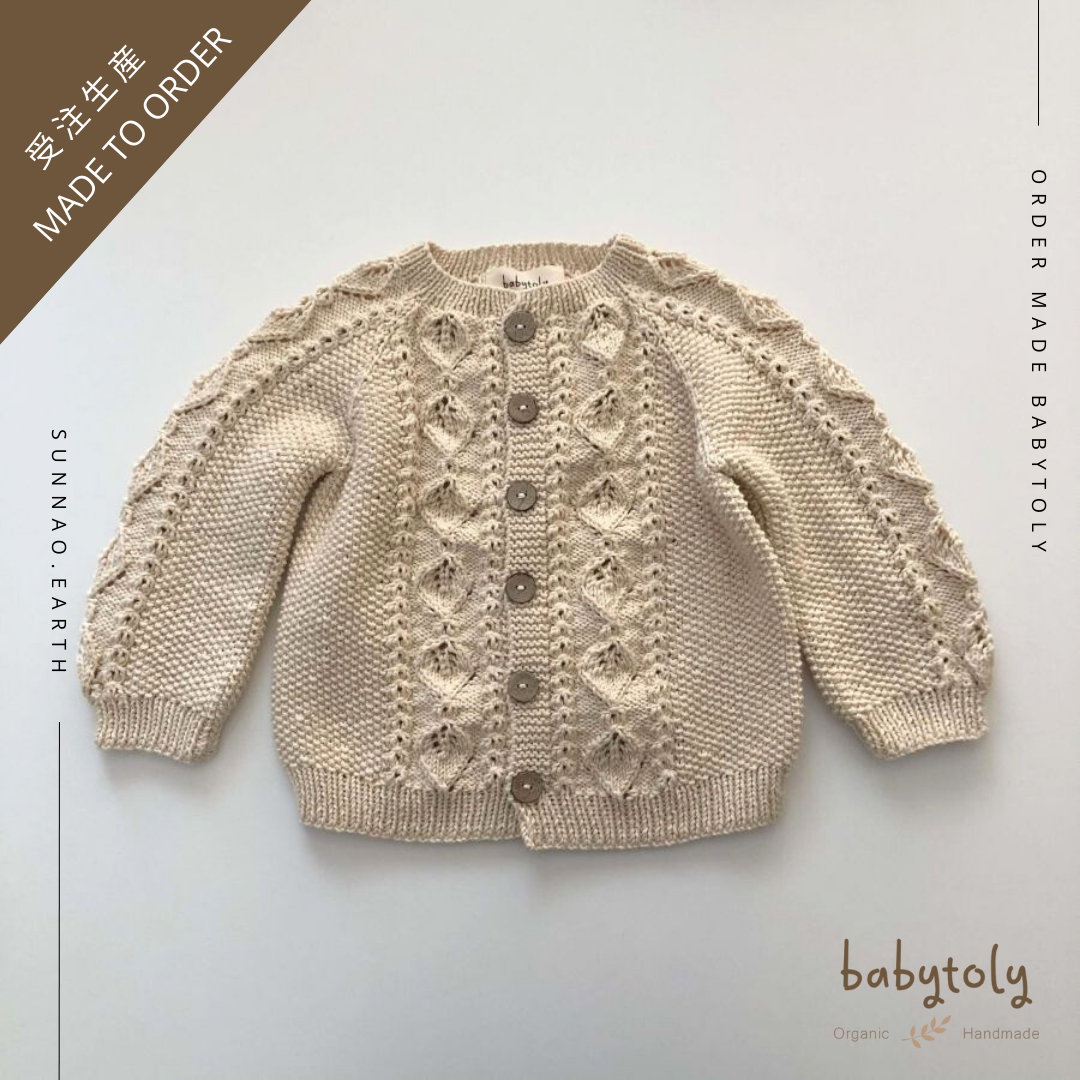 【予約／オーダー会】<Babytoly> Confetti - ROCOCO CARDIGAN（0M-6Y）★-Babytoly-SUNNAO