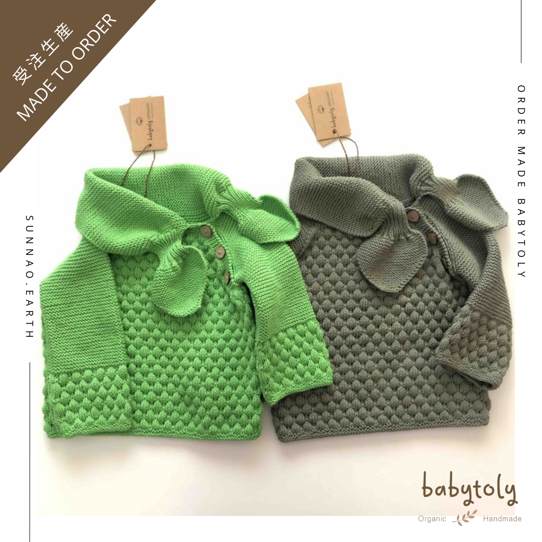 【予約／オーダー会】<Babytoly> Confetti - SAHARA SWEATER w/ attached scarf（1-6Y）★-Babytoly-SUNNAO