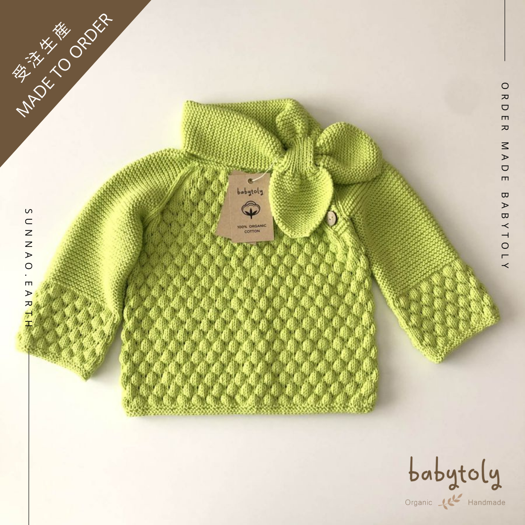【予約／オーダー会】<Babytoly> Confetti - SAHARA SWEATER w/ attached scarf（1-6Y）★-Babytoly-SUNNAO