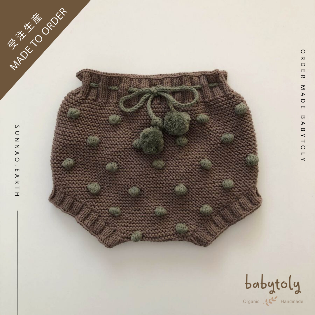 【予約／オーダー会】<Babytoly> POPCORN BLOOMERS（0M-6Y）-Babytoly-SUNNAO