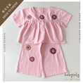 Load image into Gallery viewer, 【予約／オーダー会】<Babytoly> FLOWER SET ( SHIRT & BOTTOM )

