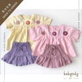 Load image into Gallery viewer, 【予約／オーダー会】<Babytoly> FLOWER SET ( SHIRT & BOTTOM )
