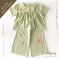 Load image into Gallery viewer, 【予約／オーダー会】<Babytoly> FLOWER SET ( SHIRT & BOTTOM )
