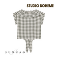 Gallery viewerに画像を読み込む, 【予約／送料無料】<STUDIO BOHEME PARIS> BLOUSE COCO - GINGHAM（12M-6Y）
