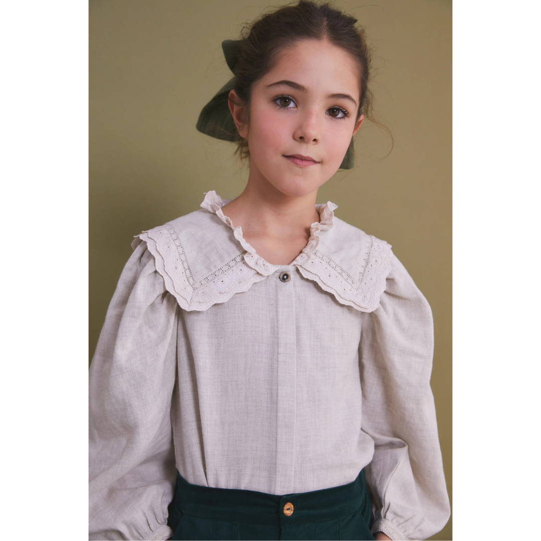 <Birinit Petit> Charlotte shirt （2Y-5Y）