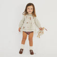 Gallery viewerに画像を読み込む, <Birinit Petit> Hurlingham Deer embroidered blouse and bloomer set （18M-2Y）
