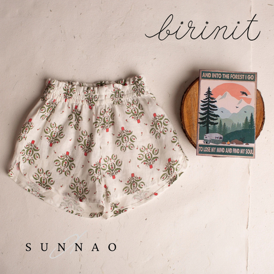 <Birinit Petit> Lobatos retro short （2Y）