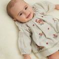 Gallery viewerに画像を読み込む, <Birinit Petit> Hurlingham Deer embroidered blouse and bloomer set （18M-2Y）
