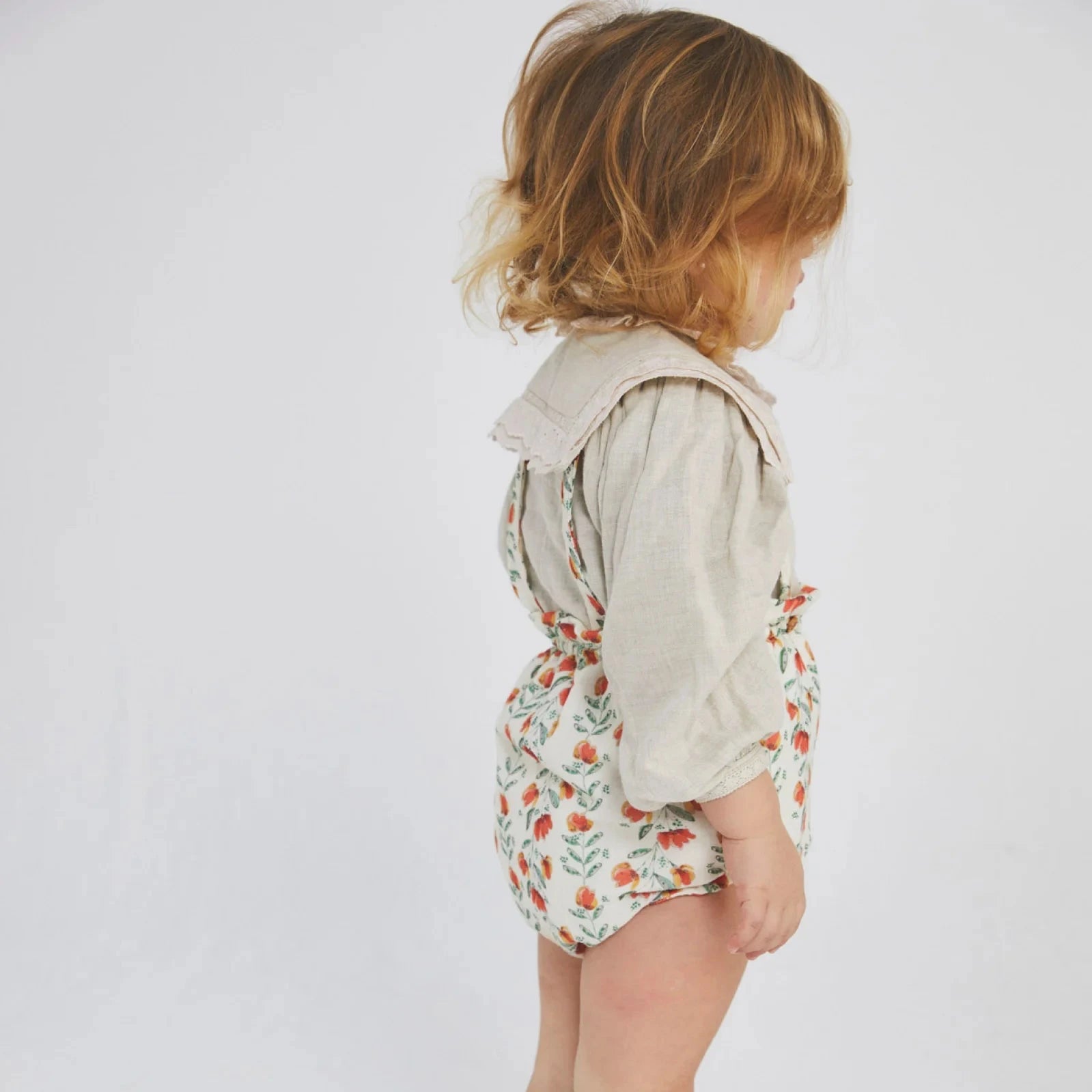 <Birinit Petit> Lorraine straps bloomer（0-6M）