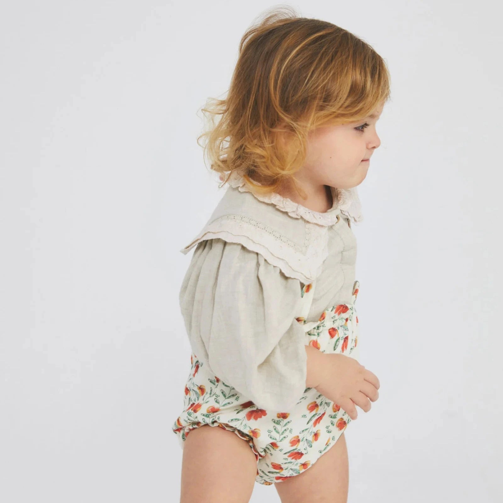 <Birinit Petit> Lorraine straps bloomer（0-6M）