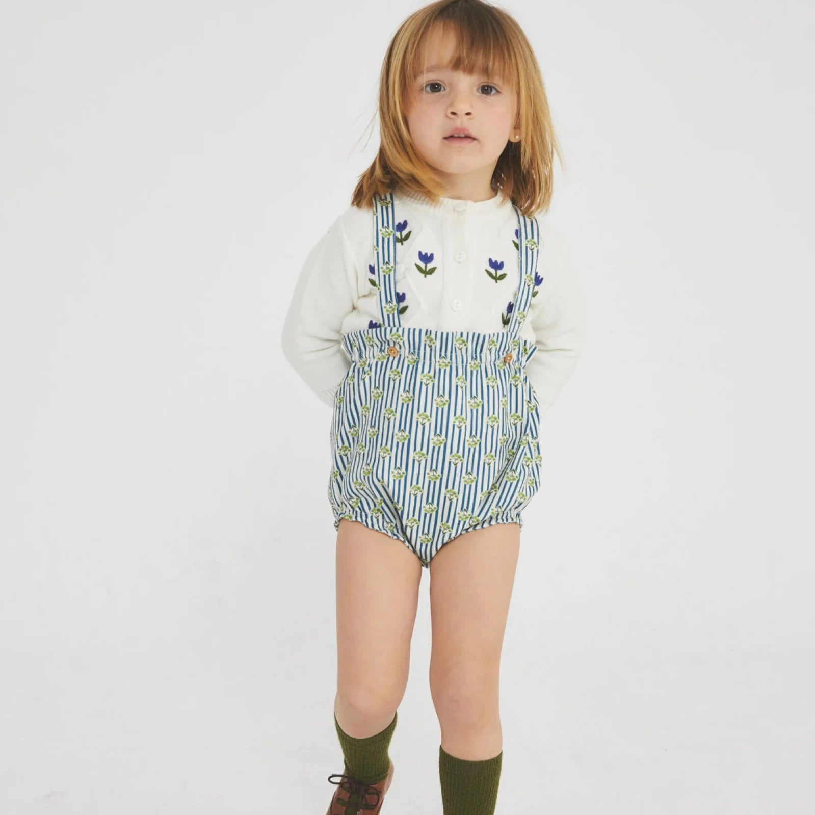 <Birinit Petit> Grove straps bloomer（2-3Y）