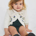 Gallery viewerに画像を読み込む, <Birinit Petit> Green Antique velvet straps bloomer（6-12M）
