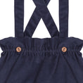 Gallery viewerに画像を読み込む, <Birinit Petit> Blue Cobalt velvet straps bloomer（12-18M）
