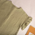 Gallery viewerに画像を読み込む, <Birinit Petit> Pistachio bambula blouse（4Y）
