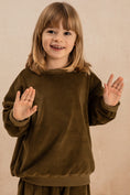 Load image into Gallery viewer, Organic zoo - Charcoal Midnight Sweatshirt (6M-5Y)
