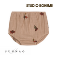 Gallery viewerに画像を読み込む, 【予約／送料無料】<STUDIO BOHEME PARIS> BLOOMERS AMI - NOUGAT / TOMATO（12-24M）
