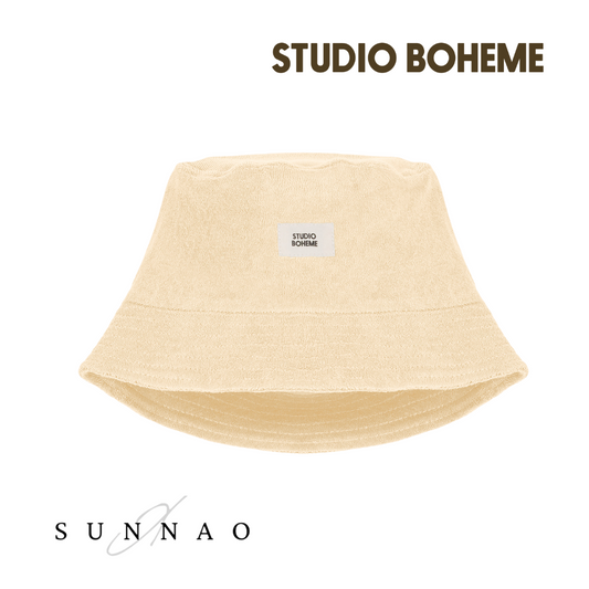 【予約／送料無料】<STUDIO BOHEME PARIS> BUCKET HAT NIKO - VANILLA（1-5Y）