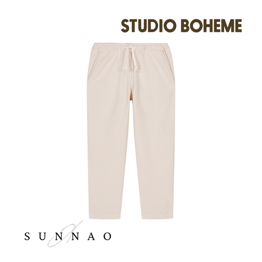 【予約／送料無料】<STUDIO BOHEME PARIS> PANTS SERGE - OFF WHITE（24M-8Y）