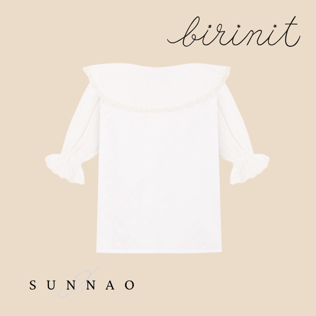 <Birinit Petit> Chulísima embroidery shirt（12M-6Y）