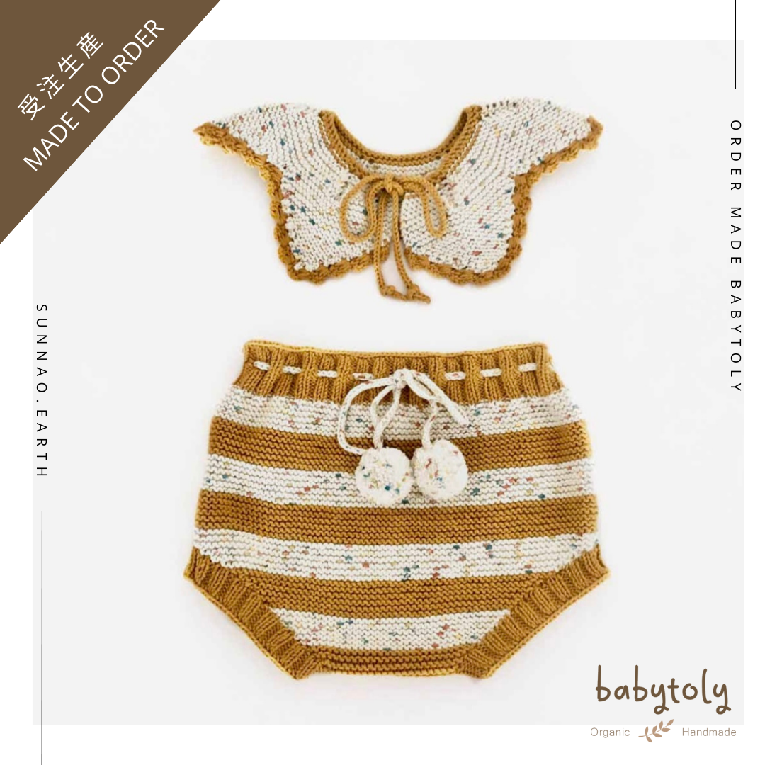 【予約／オーダー会】<Babytoly> Confetti - DOUBLE STRIPES BLOOMERS（0M-4Y）★-Babytoly-SUNNAO