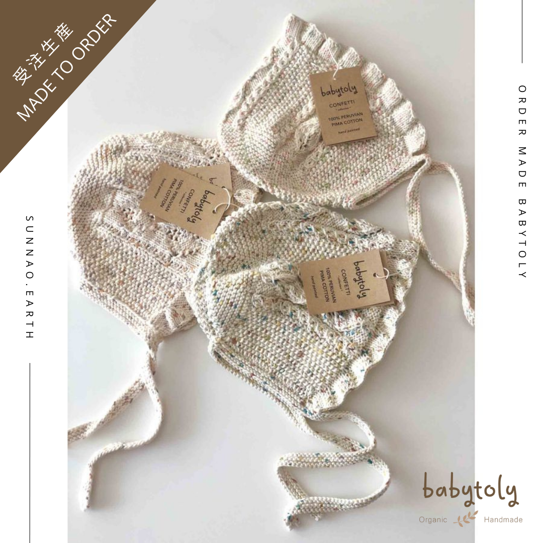 【予約／オーダー会】<Babytoly> Confetti - ROCOCO BONNET（0M-4Y）-Babytoly-SUNNAO