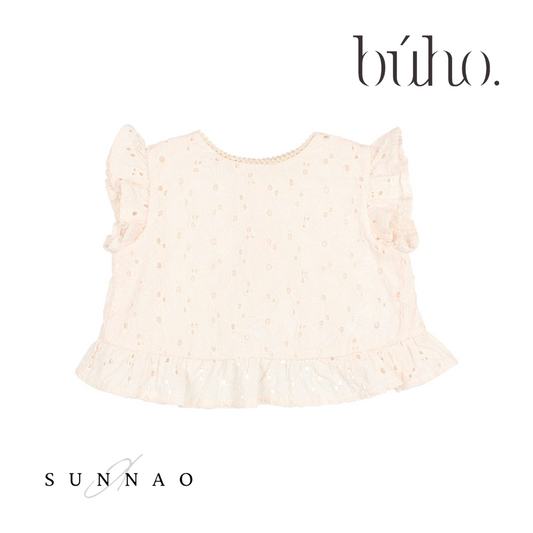 <Buho> BB EMBROIDERY TOP（12-24M）