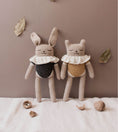 Load image into Gallery viewer, <main sauvage> Kitten knit toy - Ochre bodysuit</main>
