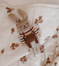 Load image into Gallery viewer, <main sauvage> Bunny knit toy - Rainbow sweater</main>
