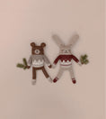 Load image into Gallery viewer, <main sauvage> Bunny knit toy - Sienna jacquard sweater</main>
