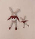 Load image into Gallery viewer, <main sauvage> Bunny knit toy - Sienna jacquard sweater</main>
