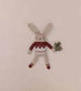 Load image into Gallery viewer, <main sauvage> Bunny knit toy - Sienna jacquard sweater</main>
