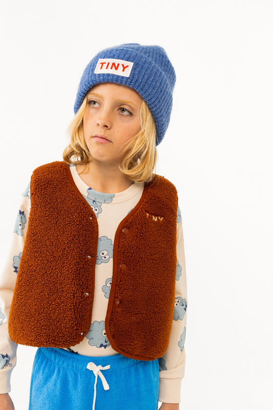 <TINYCOTTONS> PADDED TINY VEST（2-8Y）