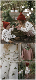 Gallery viewerに画像を読み込む, <Organic zoo>Christmas Holly Pajamas（1-5Y）
