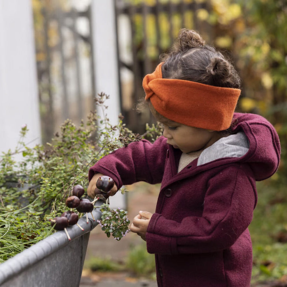 <Disana> Boiled wool overall - Rose（6M-4Y）★-Disana-SUNNAO