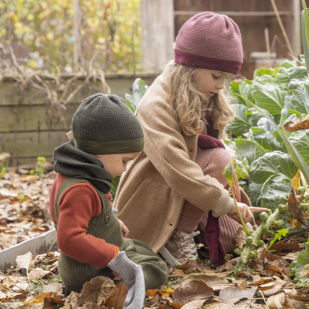 <Disana> Boiled wool coat - Rose（12-24M）★-Disana-SUNNAO