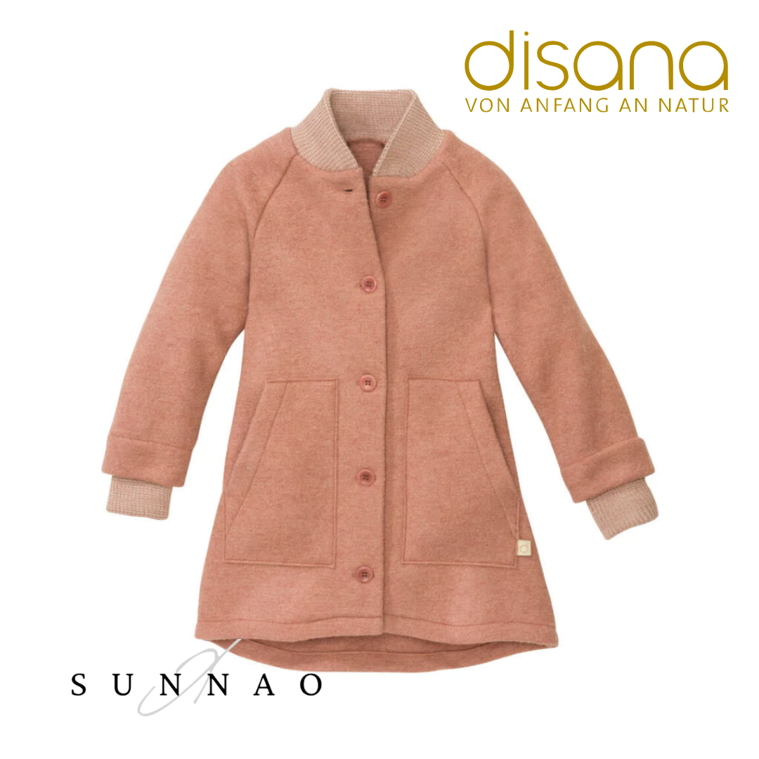 <Disana> Boiled wool coat - Rose（12-24M）★-Disana-SUNNAO
