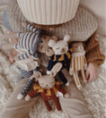 Load image into Gallery viewer, <main sauvage> Bunny knit toy - Sienna striped collar</main>
