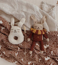 Load image into Gallery viewer, <main sauvage> Bunny knit toy - Sienna striped collar</main>
